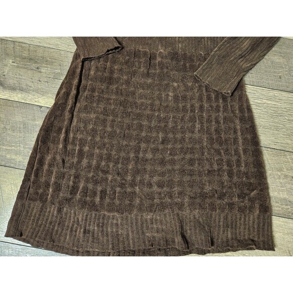 Rebecca Taylor Quilted Velvet Sweater Dress Size XL - Picture 4 of 7